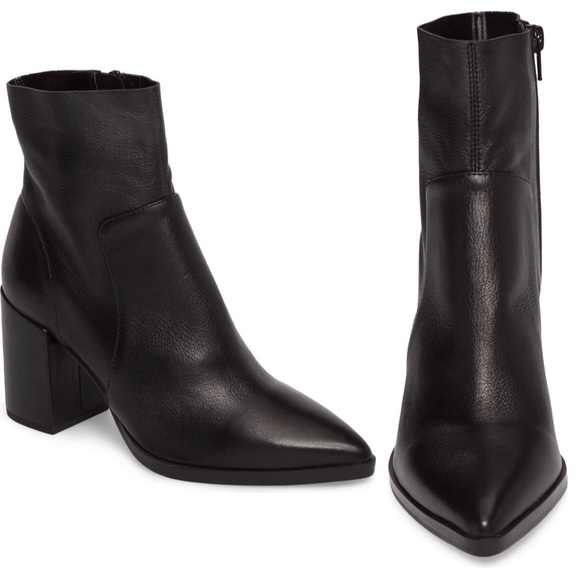 brazen pointy toe bootie